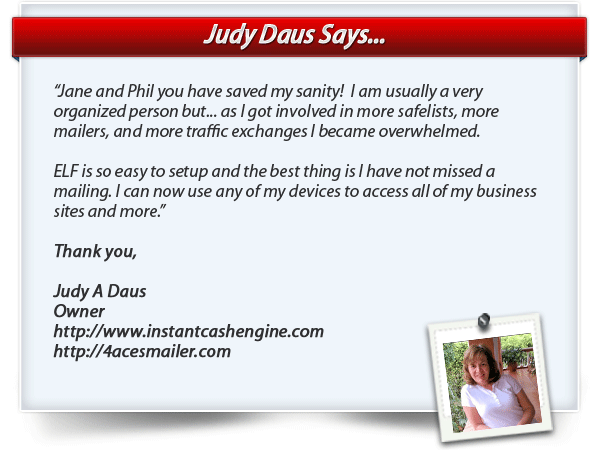 Judy Daus testimonial
