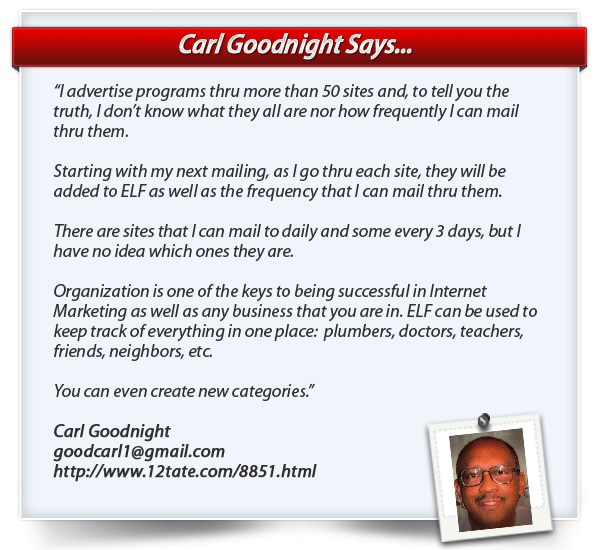 Carl Goodnight testimonial